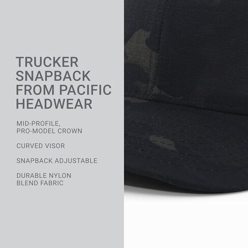 غطاء رأس باسيفيك متعدد الألوان Ripstop Cordura Snapback Cap in Saudi Arabia