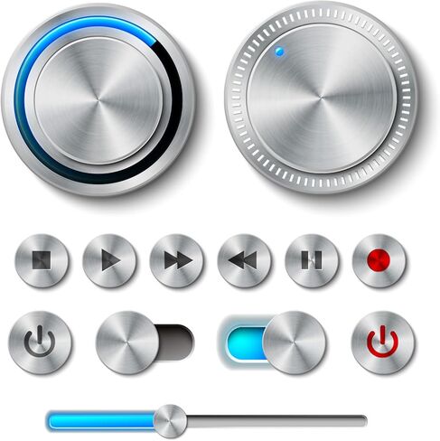 MECCANIXITY 12mm مفتاح زر الضغط المؤقت 1 NO LED Light Micro Switch Silver 1 Set in Saudi Arabia