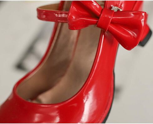 Girls PU Leather High Heel Shoes Bowknot Girls Dress Shoes in Saudi Arabia