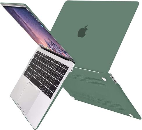 حافظة MOSISO متوافقة مع جهاز MacBook Air 13 بوصة 2022، إصدار 2021-2018 A2337 M1 A2179 A1932 Retina Display Touch ID، حافظة بلاستيكية صلبة وغطاء لوحة مفاتيح وواقي شاشة، أسود in Saudi Arabia
