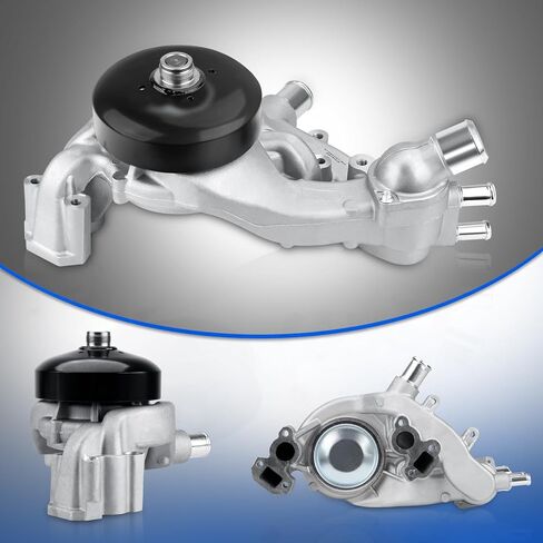 Professional AW6009 Water Pump Kit with Thermostat Gasket Fits For Chevy Silverado Tahoe Suburban Trailblazer Express, GMC Sierra Yukon, Buick, Cadillac, Hummer, Isuzu,4.8L/5.3L/6.0L/6.2L V8 Engine in Kuwait