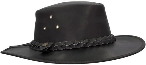 Walker and Hawkes - Leather Cowhide Outback Braided Traveller Hat in Saudi Arabia