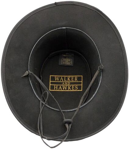 Walker and Hawkes - Leather Cowhide Outback Braided Traveller Hat in Saudi Arabia