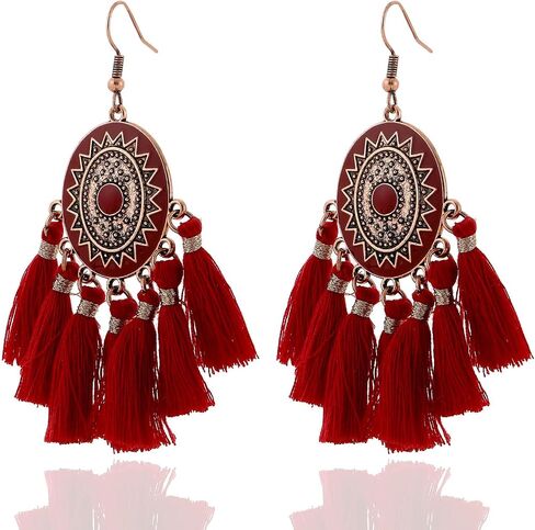 Boho Earrings for Women Vintage Bohemian Dangle Earrings in Saudi Arabia