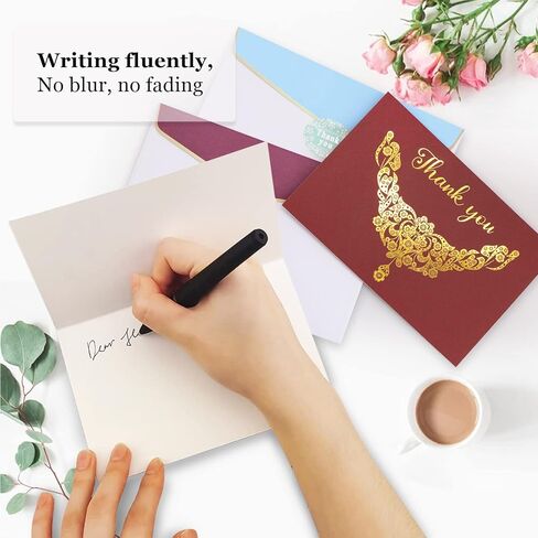 (48 حزمة) مجموعة بطاقات شكر مع مظاريف، ملصق ملاحظات شكر، هدية تهنئة، بطاقة عيد ميلاد، حفل زفاف، خطوبة، عيد ميلاد، عمل، تخرج، جنازة in Kuwait