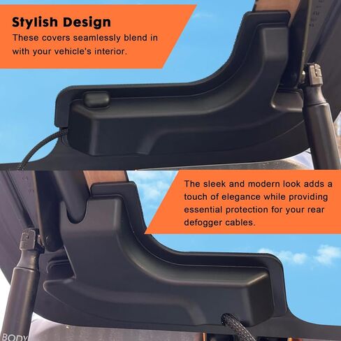 غطاء كابل مزيل الضباب الخلفي متوافق مع 2018-2024 جيب رانجلر JL / 4xe in Kuwait