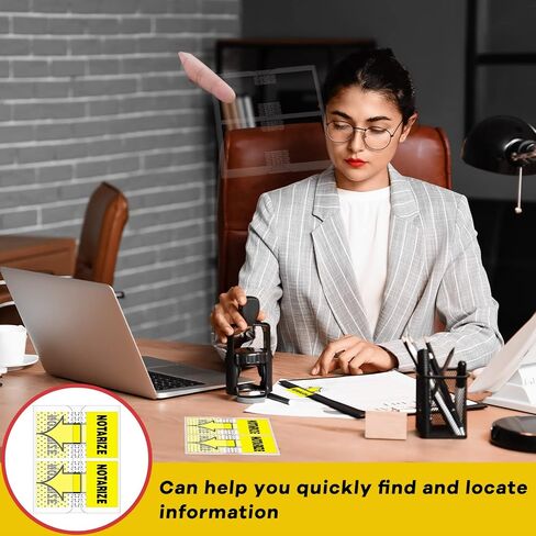 800-Piece Sign Here Tabs - 1 Inch Sticky Flags for Document Notarization, Office Notebook and Book Annotation - Initial Here Stickers(Blue,Initial Here) in Saudi Arabia