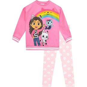 DREAMWORKS GABBY'S DOLLHOUSE Girls Sweatshirt And Leggings Set | Co Ord Set | Girls' Outfits & Clothing Sets