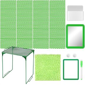 12 Pcs Locker Accessories Set Magnetic Wallpaper Locker Carpet Magnetic Mirror Locker Organizer Dry Erase Marker Whiteboard Locker Shelf Locker Magnets for Girl School Office Supplies (Purple)