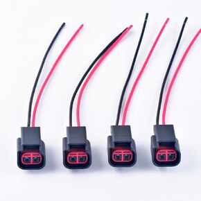 4pcs 2Pin female COP injector Plug Ignition Coils Automotive waterproof connector For Ford Focus Mondeo Kuga EPC