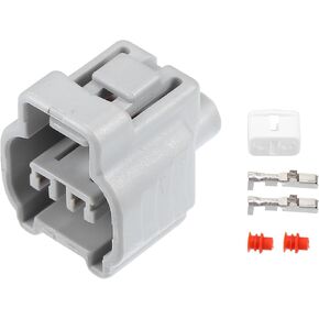 X AUTOHAUX 1 Set 2 Pin No.9098011051 Reverse Light Switch Connector Adapter Plug Clip Kit Replacement for Toyota