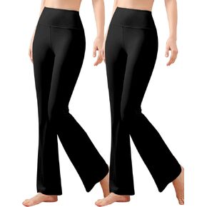 Girls Flare Leggings High Waisted Bell Bottoms Gym Active Bootcut Yoga Pants for Kids Teen