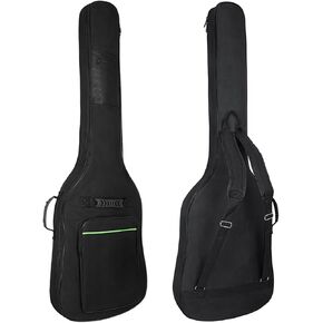 Bass Guitar Bag, Bass Gig Bag 7MM Padding Soft Electric Bass Guitar Case Bass Backpack with Pockets