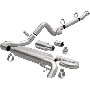 MagnaFlow Performance Exhaust System 19559: Cat-Back, Overland Series, For 2021-2024 Ford Bronco, Single Straight Passenger Side Rear Exit Style