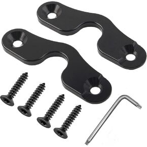 Sun Visor Repair Kit Aluminum Alloy Heavy Duty Visor Mounting Clips for Gladiator 2020-2022 / for Jeep Wrangler JK 2018/ for Wrangler 2018-2022 (2 Pack)