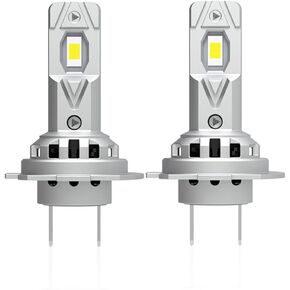 DAYWALKER H7 LED Bulbs 1:1 Size 600% Brighter H7 Bulbs White 6000K Plug and Play H7 Fog Light Bulbs (Pack of 2)