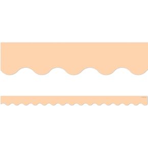 Teacher Created Resources Peach Scalloped Border Trim