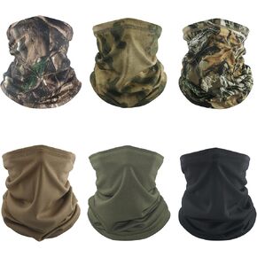 Neck Gaiter Face Mask, Sun Cooling Dust Camouflage Face Shield, Reusable Washable Bandana in Kuwait