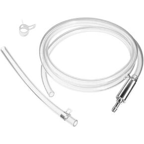 Motorcycle Brake Bleeding Hose, Brake Bleeder Kit with One Way Check Valve, Universal Clutch Bleeding Hose Replacement,Vehicle Repair Accessories for Brake Bleeding & Hydraulic Clutch Systems