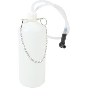 1L Brake Bleeder,Brake Bleeder Kit,Car Accessories Brake Bleeder Bottle,Motorcycle Brake Fluid Bleeder Kit with 24" Tube and Rubber Connector,Use to Collect Brake Fluid,Fits All Brake Systems