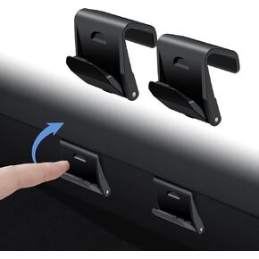 Custom Fit for Glove Box Hooks 2024 Tesla Model 3 Highland Glove Box Organizer Bag Holder Storage Hanger Clip ABS Material Highland Accessories Black 2PCS in Kuwait