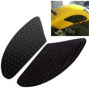 Motorcycle Universal Gas Tank Pad Gas Fuel Knee Grip Decal Protector Traction Side Pads Compatible with 1000RR Z1000 FZ1 R6 and More Transparent