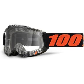 100% Accuri 2 Motocross & Mountain Biking Adult Goggles (Geospace - Clear Lens)