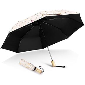 G4Free UPF 50+ UV Protection Travel Sun Umbrella Compact 42 Inch Small UV Blocking SPF Umbrella Auto Open Close