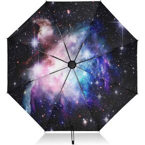 ALAZA Folding Umbrella Compact Travel Umbrella Automatic Open Close, Inverted Umbrella for Rain Windproof Sun Umbrella UV Protection Large Portable Reverse Umbrella