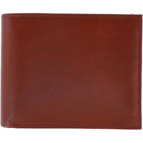Trafalgar Men's Orion Leather 8-Slot Bi-Fold Wallet with Removable ID Card Case,