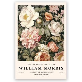 CZWorvexis William Morris Poster William Morris Wall Art Daisy Print William Morris Prints Exhibition Print Posters Vintage Wall Art Poster for Living Room Bedroom 8x12inch Unframed, style-6 in Saudi Arabia