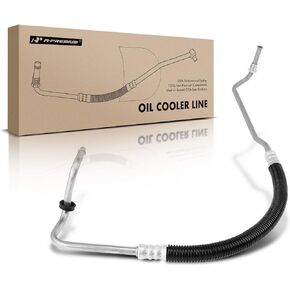A-Premium Automatic Transmission Oil Cooler Line Hose Assembly Compatible with Chevrolet Tahoe & GMC Yukon, C1500 C2500 Suburban & Cadillac Escalade, V8 5.7L