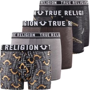 True Religion Boys Underwear 5 Pack Boxer Briefs for Boys 6-18 Durable Stretch Breathable Moisture Wicking