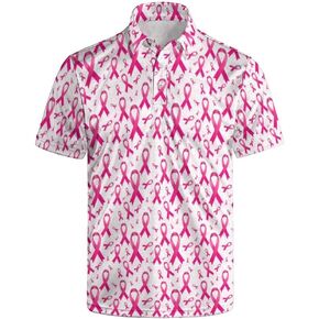 Mens Funny Golf Shirt Hawaiian Polos Short Sleeve Funny Outfits for Men Performance Quick Dry Golf Polo Shirts