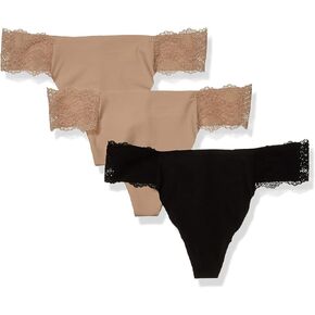 b.tempt'd Women's B Bare Thong Panty 3 Pack