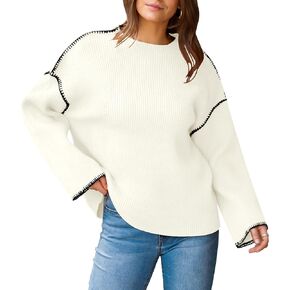 سترات نسائية كبيرة الحجم بأكمام طويلة وسترات شتوية برقبة دائرية in Kuwait