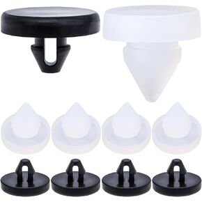 4 قطع من وسادات إيقاف دواسة الفرامل، سدادة مفتاح ضوء الفرامل، وسادة تبديل الفرامل، وسادة دواسة الفرامل الأوتوماتيكية لشاحنة السيارة 90541-06036 46505-SA5-000 (أسود وأبيض) in Kuwait