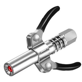 Grease Gun Coupler, Dual Handle Design Grease Gun Coupler for Quick Locking and Release of Oil Gun and Connector