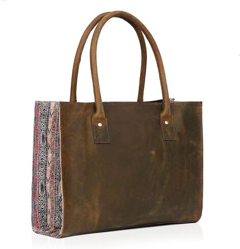 Leather Shoulder Bag Tote for Women Purse Satchel Travel Bag shopping Carry Messenger Multipurpose Handbag in Saudi Arabia