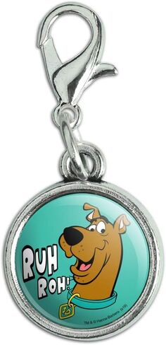 GRAPHICS & MORE Scooby-Doo Ruh Roh Antiqued Bracelet Pendant Zipper Pull Charm with Lobster Clasp in Saudi Arabia