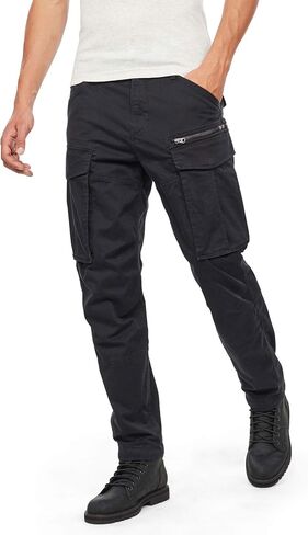 G-STAR RAW Men's Rovic Zip 3D Straight Tapered Fit Cargo Pants in Saudi Arabia