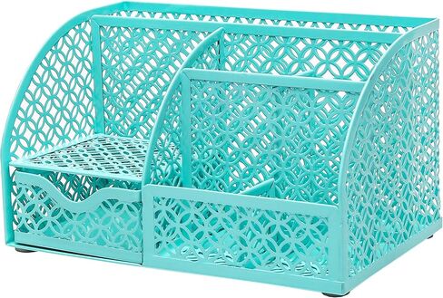 مكتب منظم مكتب شبكي من أنوفا مع 7 أقسام + درج/مكتب مرتب حلوى/حامل أقلام/منظم متعدد الوظائف (أرجواني فاتح) in Kuwait