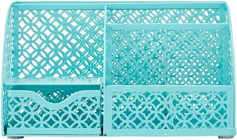 مكتب منظم مكتب شبكي من أنوفا مع 7 أقسام + درج/مكتب مرتب حلوى/حامل أقلام/منظم متعدد الوظائف (أرجواني فاتح) in Kuwait