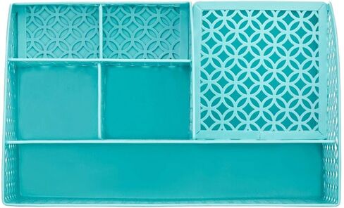 مكتب منظم مكتب شبكي من أنوفا مع 7 أقسام + درج/مكتب مرتب حلوى/حامل أقلام/منظم متعدد الوظائف (أرجواني فاتح) in Kuwait