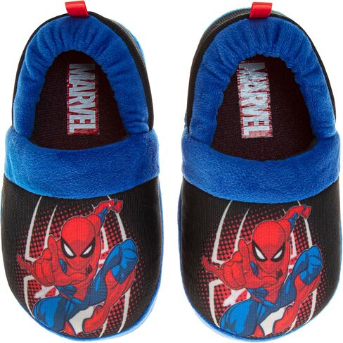 شبشب Marvel SpiderMan وAvengers للأطفال الأولاد - حذاء Spidey Captain America Hulk Thor House للأماكن المغلقة، شبشب قطيفة مريح (طفل صغير/طفل صغير) in Kuwait
