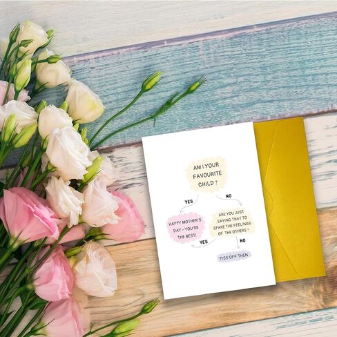 Funny Birthday Card for Mom Grandma, Happy Mom Birthday Card Gift, Humor Mother Birthday Card Gift From Son Daughter, Ideal Birthday Day Gift For Mom Her Women,Funny Mother's Day in Saudi Arabia