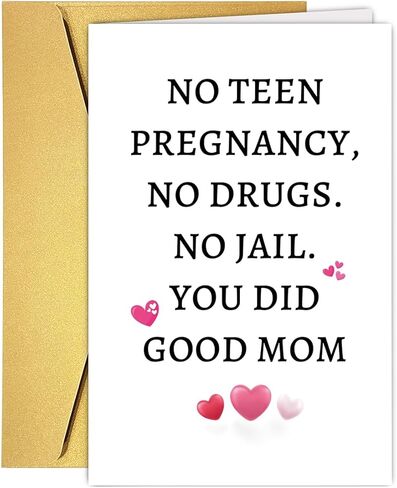 Funny Birthday Card for Mom Grandma, Happy Mom Birthday Card Gift, Humor Mother Birthday Card Gift From Son Daughter, Ideal Birthday Day Gift For Mom Her Women,Funny Mother's Day in Saudi Arabia