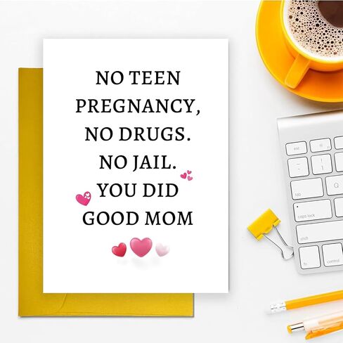 Funny Birthday Card for Mom Grandma, Happy Mom Birthday Card Gift, Humor Mother Birthday Card Gift From Son Daughter, Ideal Birthday Day Gift For Mom Her Women,Funny Mother's Day in Saudi Arabia