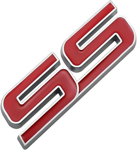 1 قطعة الباب الأمامي SS شعار 3D شارة معدنية ملصق الشارات استبدال ل 06-10 Chevr-olet 15211285 (أبيض) in Kuwait
