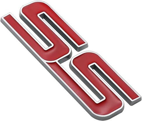 1 قطعة الباب الأمامي SS شعار 3D شارة معدنية ملصق الشارات استبدال ل 06-10 Chevr-olet 15211285 (أبيض) in Kuwait